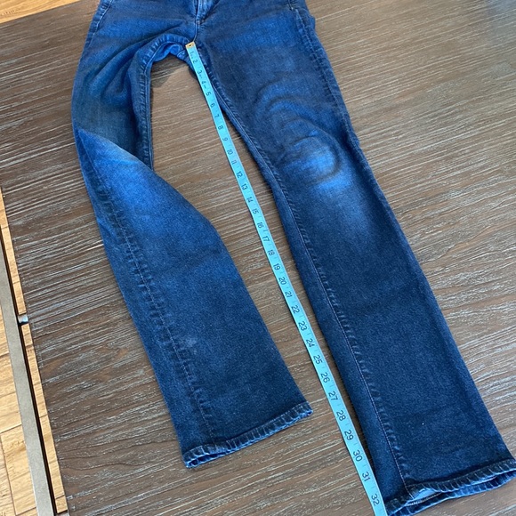 Citizens of Humanity ladies jeans in blue denim size 27. Straight leg extra long - Picture 12 of 14